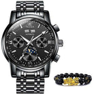 Automatic Green Luxury Stainless Steel Olves Watch - The Trendy Accessories Store