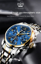 Automatic Green Luxury Stainless Steel Olves Watch - The Trendy Accessories Store