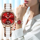 Luxury Waterproof Automatic Mechanical Gold Plated Watch - The Trendy Accessories Store
