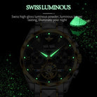 Luxury Automatic Sapphire Tungsten steel Green Watch - The Trendy Accessories Store