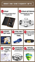 Luxury Automatic Sapphire Tungsten steel Green Watch - The Trendy Accessories Store