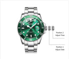Mens Watches Top Brand Luxury Fashion Waterproof Luminous Hand Green - The Trendy Accessories Store