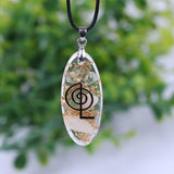 Orgone crystal Necklace Waterdrop Shaped Orgonite Pendant Necklace - The Trendy Accessories Store