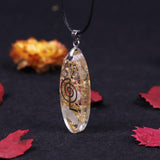 Orgone crystal Necklace Waterdrop Shaped Orgonite Pendant Necklace - The Trendy Accessories Store