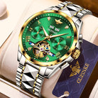 Luxury Automatic Sapphire Tungsten steel Green Watch - The Trendy Accessories Store