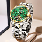 Luxury Automatic Sapphire Tungsten steel Green Watch - The Trendy Accessories Store