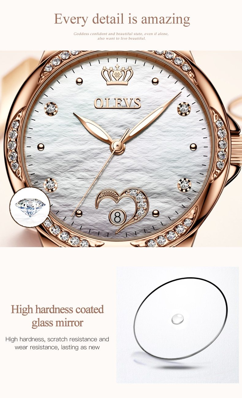 Luxury Waterproof Automatic Mechanical Gold Plated Watch - The Trendy Accessories Store