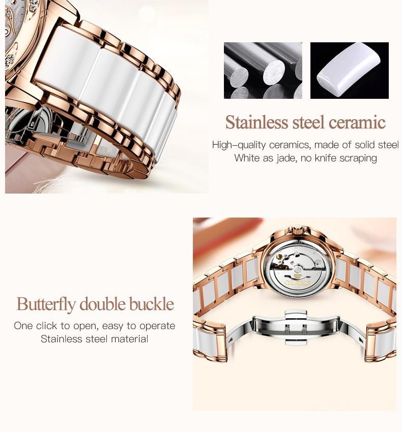 Luxury Waterproof Automatic Mechanical Gold Plated Watch - The Trendy Accessories Store