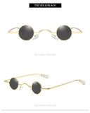 Vintage Small Round Sunglasses Women Brand Design Black Frame Fashion - The Trendy Accessories Store