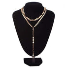 Three Layer Lariat Necklace - The Trendy Accessories Store