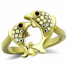 TK1023 IP Gold(Ion Plating) Stainless Steel Ring - The Trendy Accessories Store