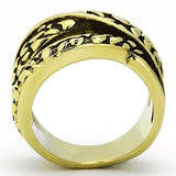 TK1025 IP Gold(Ion Plating) Stainless Steel Ring - The Trendy Accessories Store