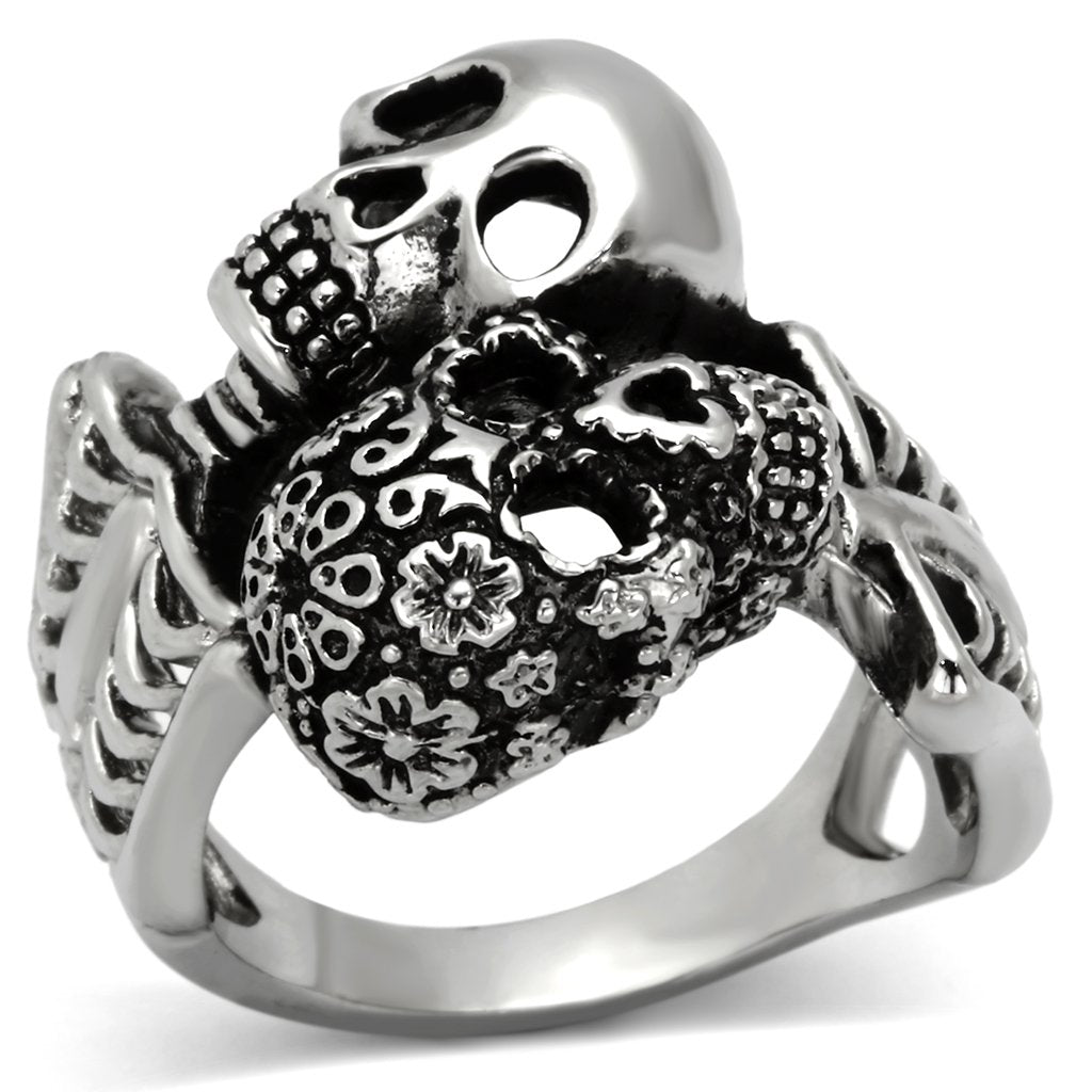 High polished (no plating) Stainless Steel Ring with No Stone - The Trendy Accessories Store