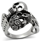 High polished (no plating) Stainless Steel Ring with No Stone - The Trendy Accessories Store