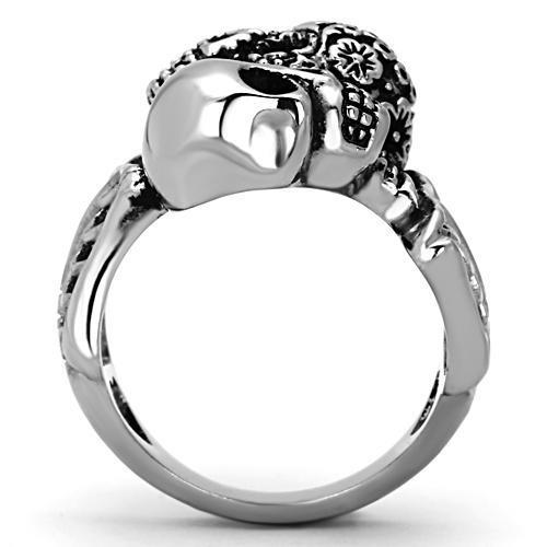 High polished (no plating) Stainless Steel Ring with No Stone - The Trendy Accessories Store