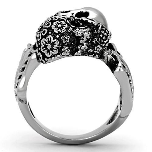 High polished (no plating) Stainless Steel Ring with No Stone - The Trendy Accessories Store
