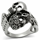 High polished (no plating) Stainless Steel Ring with No Stone - The Trendy Accessories Store