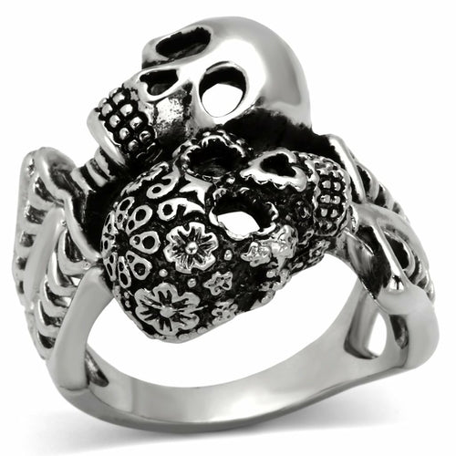 High polished (no plating) Stainless Steel Ring with No Stone - The Trendy Accessories Store
