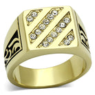 TK1189 IP Gold(Ion Plating) Stainless Steel Ring - The Trendy Accessories Store