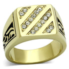 TK1189 IP Gold(Ion Plating) Stainless Steel Ring - The Trendy Accessories Store