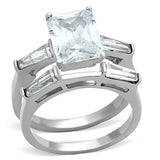TK1229 High polished (no plating) Stainless Steel Ring - The Trendy Accessories Store