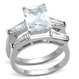 TK1229 High polished (no plating) Stainless Steel Ring