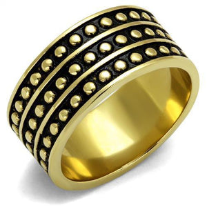 TK2312 IP Gold(Ion Plating) Stainless Steel Ring - The Trendy Accessories Store