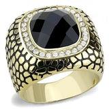 TK3221 IP Gold(Ion Plating) Stainless Steel Ring - The Trendy Accessories Store