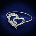 TS093 Rhodium 925 Sterling Silver Ring - The Trendy Accessories Store